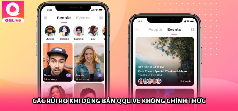 Các rủi ro khi dùng bản QQlive không chính thức